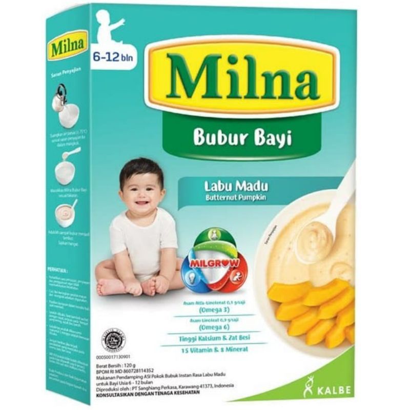 Milna Bubur MPASI 6+ dan 8+ bulan