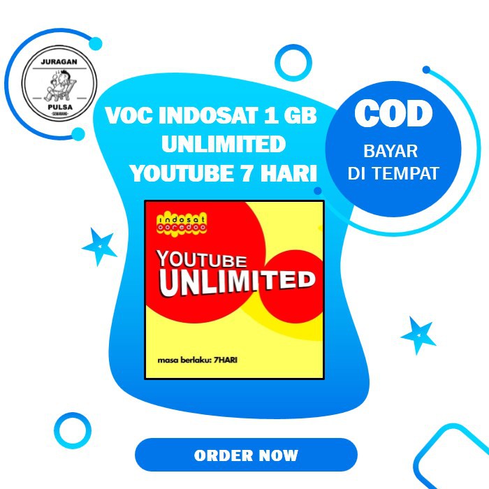 Voucher Indosat 1 GB Youtube