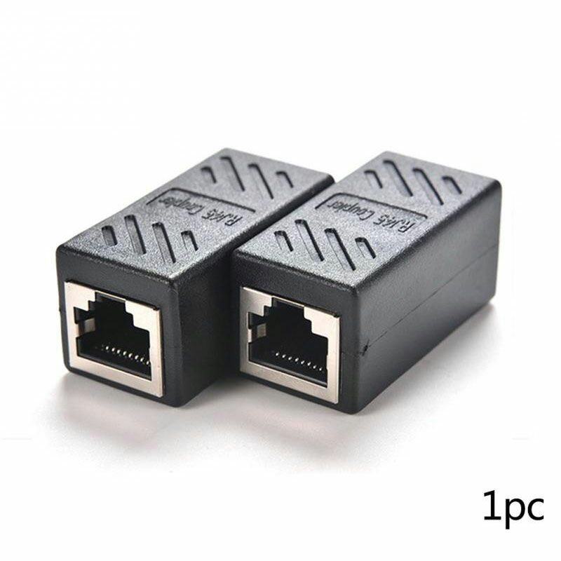 RJ45 Fermale To Fermale Cat6 Network LAN Extension Adapter Connector