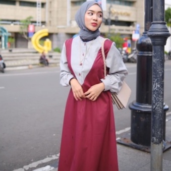 Gamis Dewasa Kekinian Tabina Seri Hawwa Bahan Toyobo Tabina seri Hawwa untuk Remaja hingga Dewasa