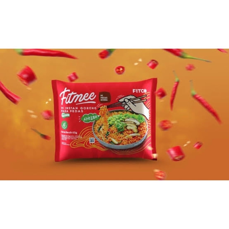 

FITMEE MI PEDAS BAYAM KOREA | MI INSTAN GORENG RASA PEDAS HALAL MUI 65 G