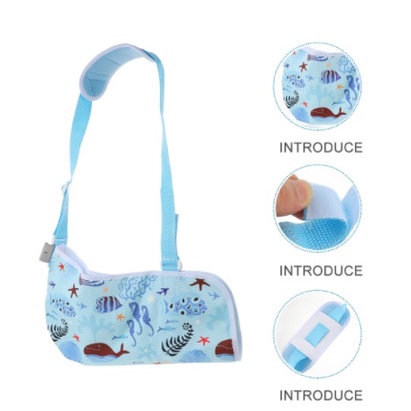 arm sling anak penyangga lengan tangan anak motif laut