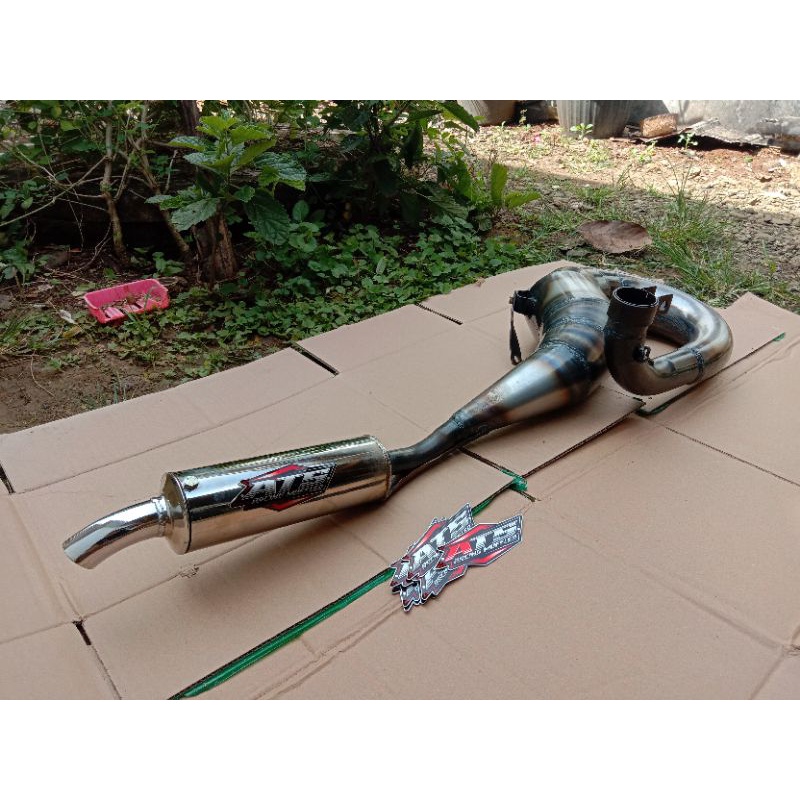 KNALPOT VESPA RACING KANAN (PX150, SUPER, EXCEL, SPRINT)