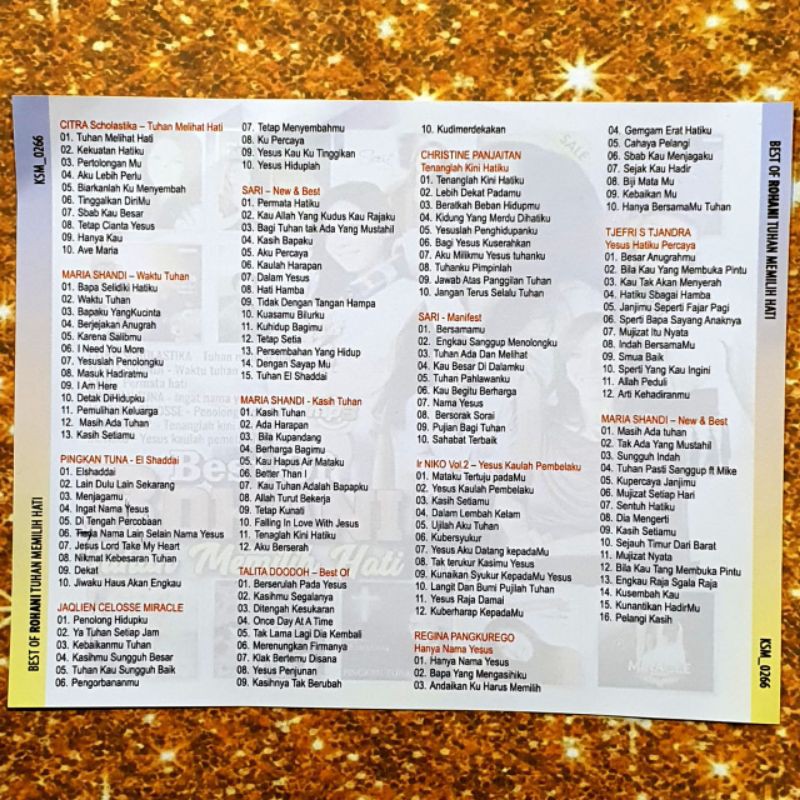 Lagu Rohani Tuhan Memilih Hati Kaset Mp3 Audio Musik Lagu Rohani Terlaris Shopee Indonesia