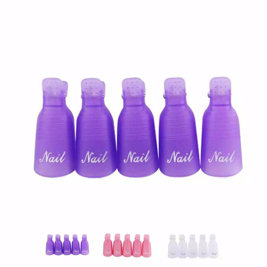 Soak off clip Uv Gel Nail Polish Remover Clippers/Clip Penghapus kutek