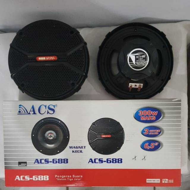 Speaker pintu mobil ACS 6 inch 6,5" 6,5 inch ACS 688 6.5 inch
