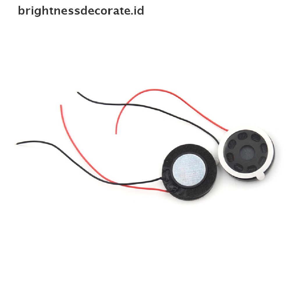 5pcs Speaker Stereo Bentuk Bulat 20mm 8ohm 1w