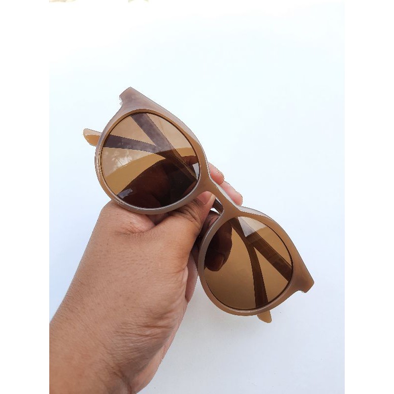 Kacamata Kaca Mata Korea Fashion Wanita Gaya Korean Style Unik Murah Kekinian Terbaru Toko Makassar-Coffee