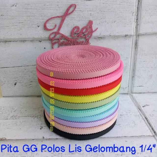 

Pita GG Polos Lis Gelombang 1/4