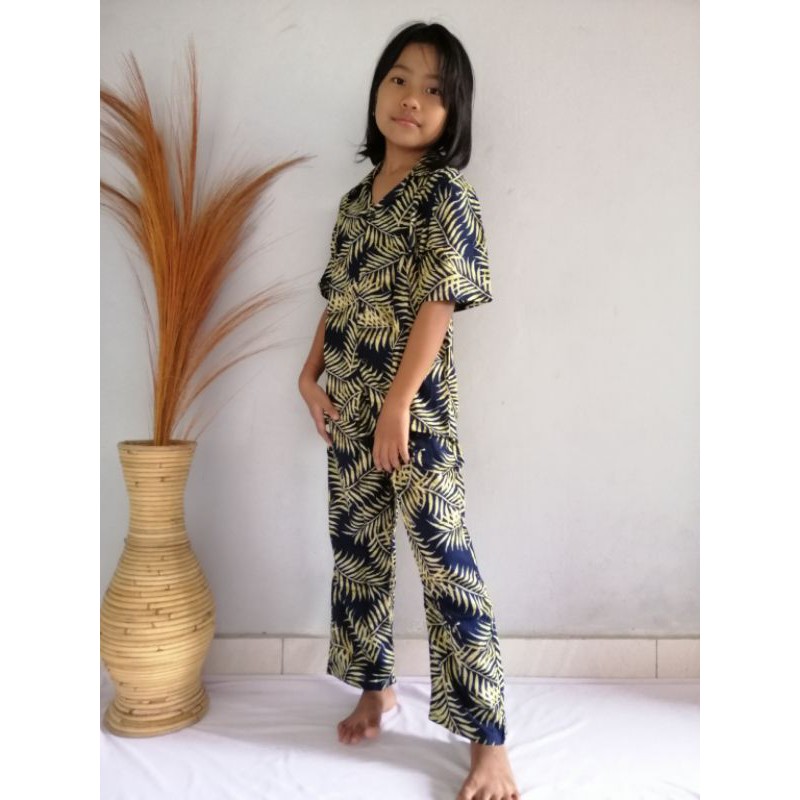 Set Pajamas Rayon Anak (4-11 th) / BALI SET / PIYAMA SET / RAYON SET / SET ANAK / PAJAMAS RAYON