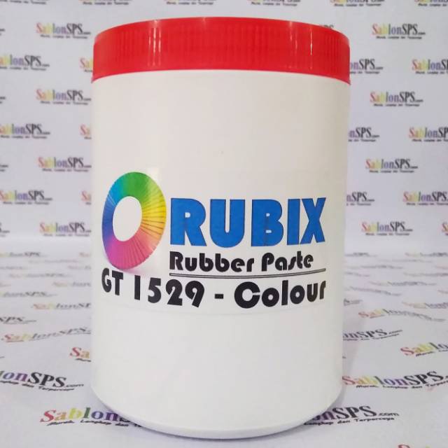 Tinta Sablon Rubber Semi Kilap Rubix GT 1529 Colour 1Kg