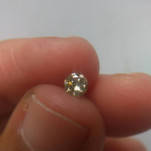 Berlian banjar 0,20 carat ligth yellow intan banjar