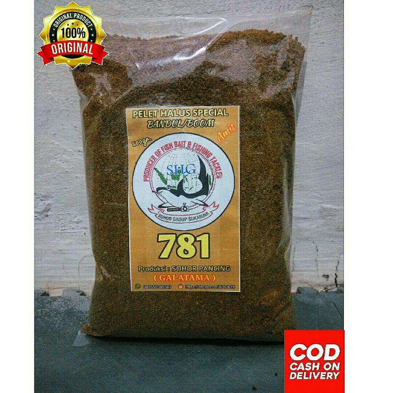 umpan pancing PELET BANDUL 781 500gr. BANDUL (galatama)
