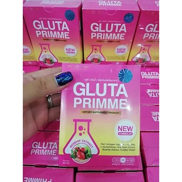 GLUTA PRIMME Dietary Supplement Precious Skin 30kapsul / Collagen / Suplemen Kecantikan