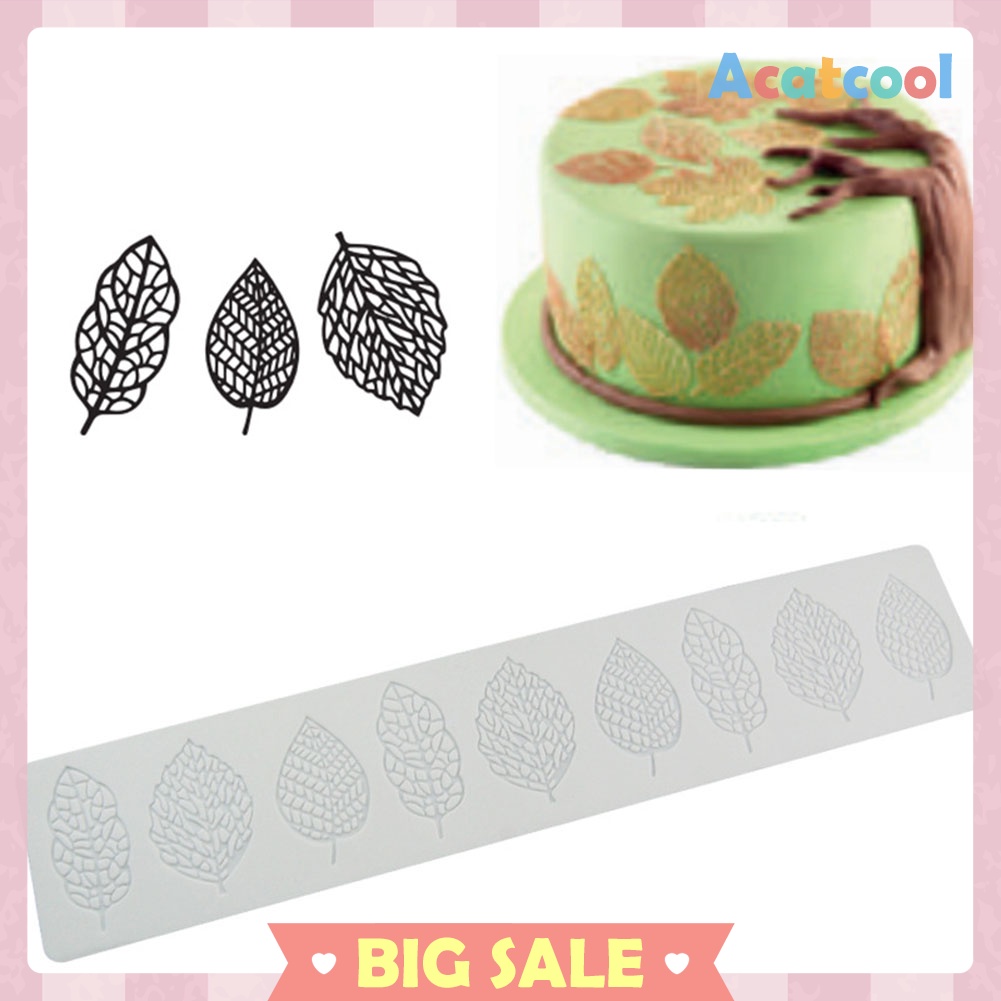 Silicone Leaf Shape Fondant ​Molds Chocolate Mould for Cake Pastry Decor