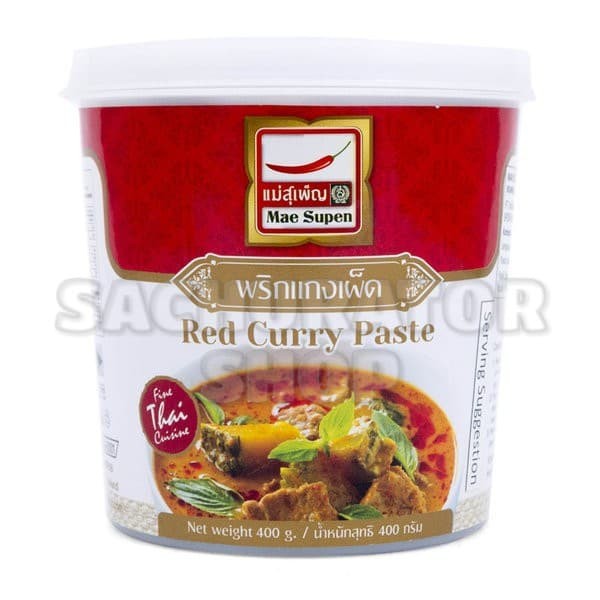 

Promo Spesial - Bumbu Mae Supen Maesupen Thai Kari Merah Red Curry Paste 400 Gram