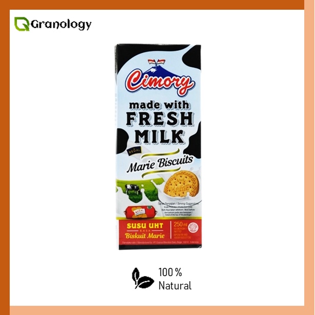 Cimory Susu UHT / Fresh Milk 250 ml - Marie Regal