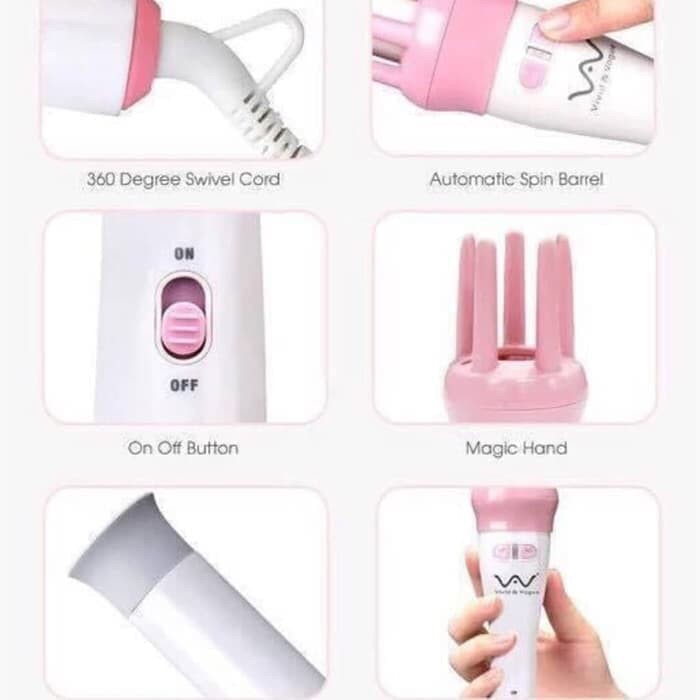 VIVID &amp; VONGUE Automatic Hair Curler/Catokan keriting otomatis ARHC-01