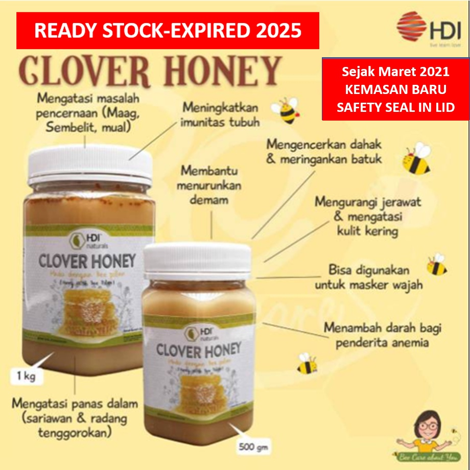 Clover Honey HDI, 500 gram