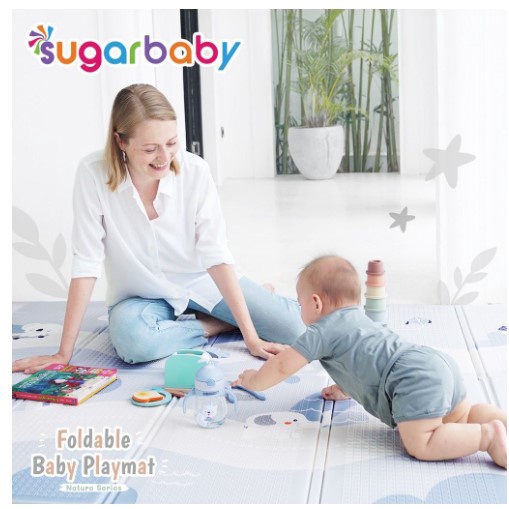 Sugar Baby Foldable Baby Playmat / Karpet Lipat Playmat Lipat Bayi Karpet Bayi Matras Bayi Playmat Foam Lipat