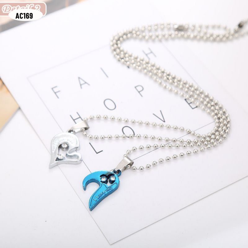 [IMPORT] AC169 - KALUNG PASANGAN I LOVE YOU AKSESORIS IMPORT KEKINIAN - 76BAGSTORE