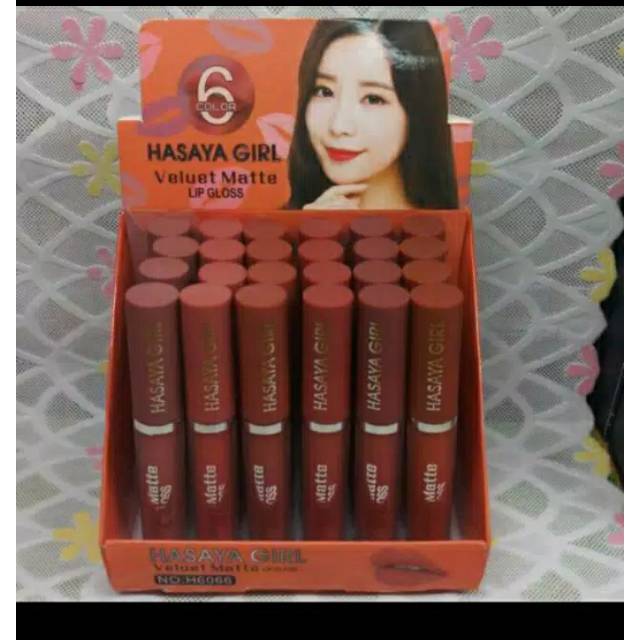 LIPGLOSS HASAYA GIRL 6PCS