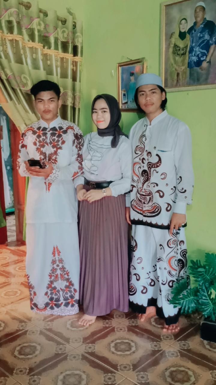 Setelan Sarung Dan Baju Koko Batik Motip Kopi Putih Sogan Batik Solo