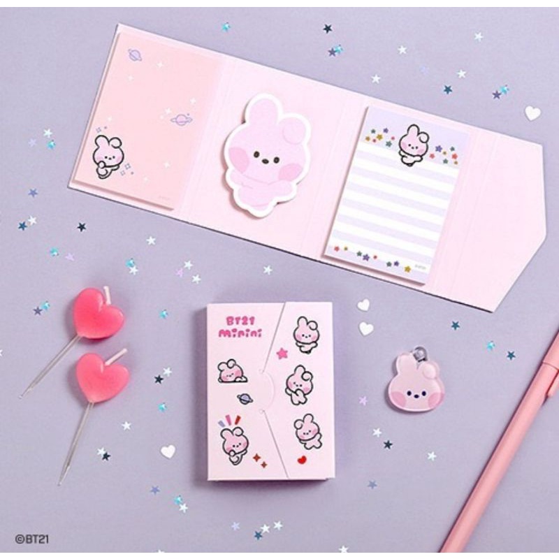 

OFFICIAL BT21 STICKY MEMO KERTAS