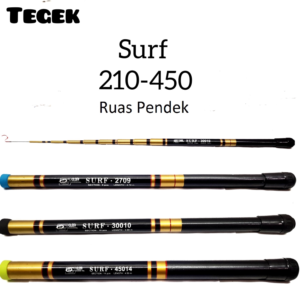 JORAN TEGEK GOLDEN VIP SURF 180 210 240 270 300 360 450 JORAN PANCING TERLARIS