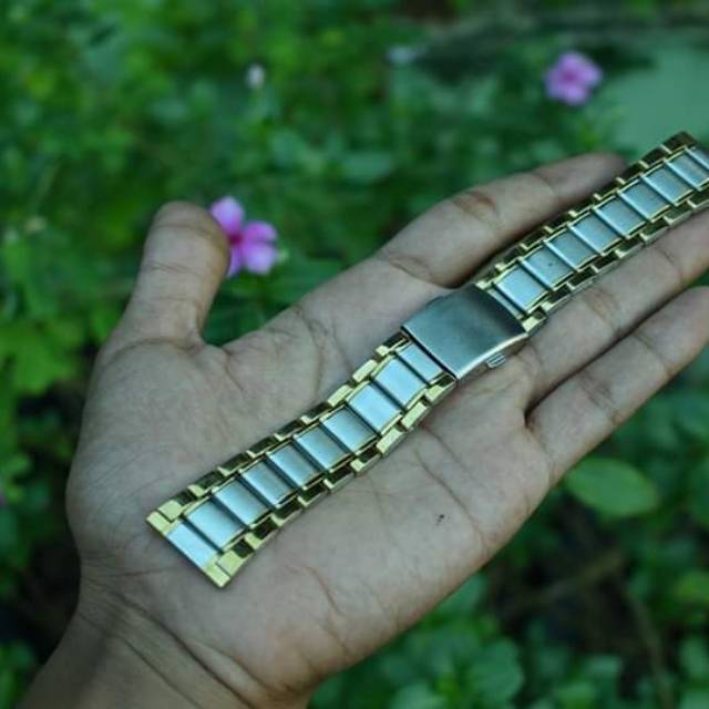 WATCH STRAP STAINLESS STELL 24MM KOMBINASI