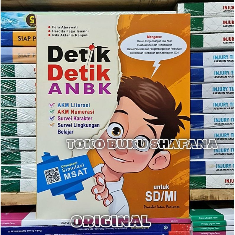 ORIGINAL Buku Detik Detik ANBK SD/MI Plus Kunci Jawaban Intan Pariwara