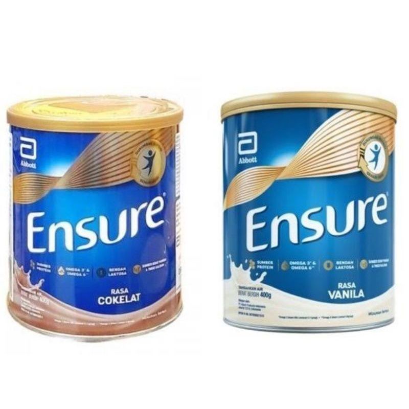 

ENSURE coklat vanila 400GR SUSU DEWASA