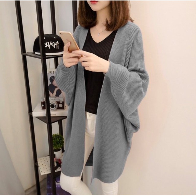 JC/ZR Cardi scarlet / Cardi Rajut wanita Terbaru / long Cardigan wanita murah