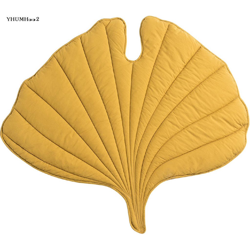 Nordic Leaf Rug Soft Cotton Floor Mat Rugs Baby Kids Bedroom Nursery Decor Carpet Blanket Living Room Home Decoration Shopee Indonesia