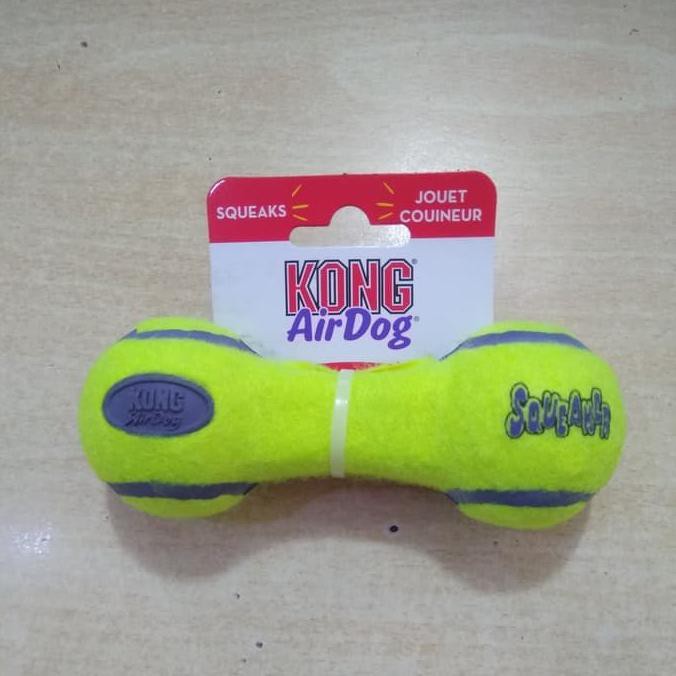 Kong AirDog Squeakair Dumbbel ASDB3-S Mainan Gigitan Anjing Uk. S TOYS