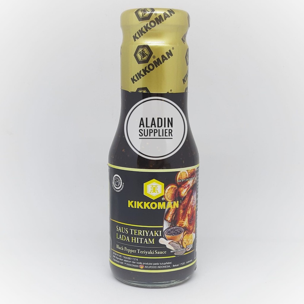 

Kikkoman Saus Teriyaki Lada Hitam/ Black Pepper Teriyaki Sauce 300gr