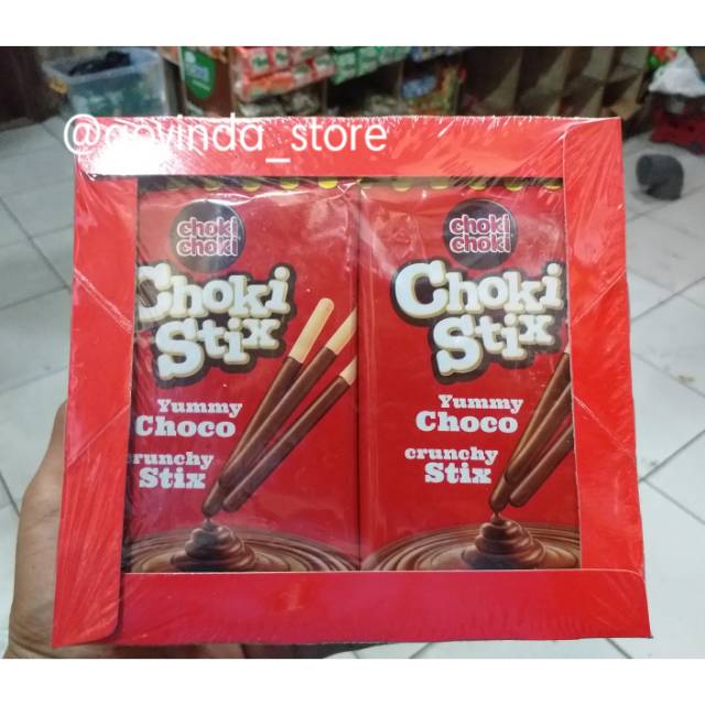 

CHOKI STIK COKLAT ISI 1BOX 12PCS