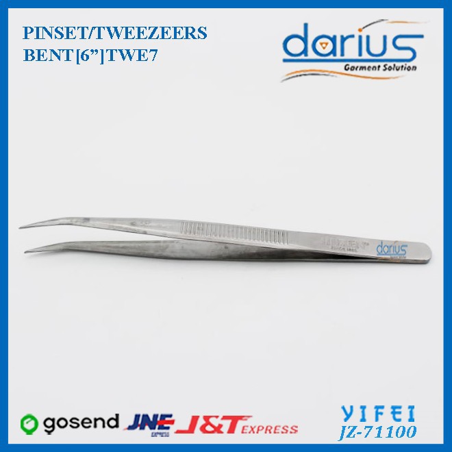 Pinset Benang bengkok/Pinset Stainless Steel Super Tweezer/YIFEI-71100-1