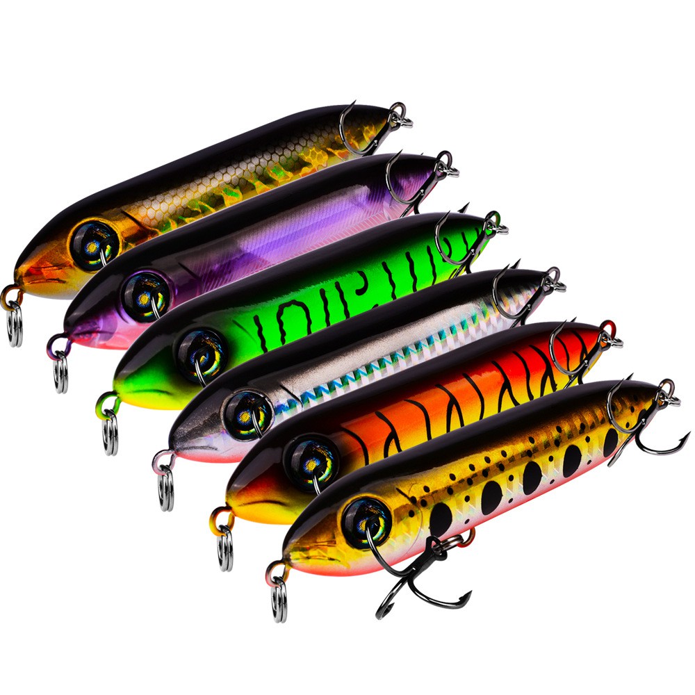 SYFishing 1Pcs Colorful Pencil Fishing Lure 10cm 12g Minnow Umpan Pancing Swimbait Floating Bait Ikan Bass Wobbler Kail Memancing Tackle