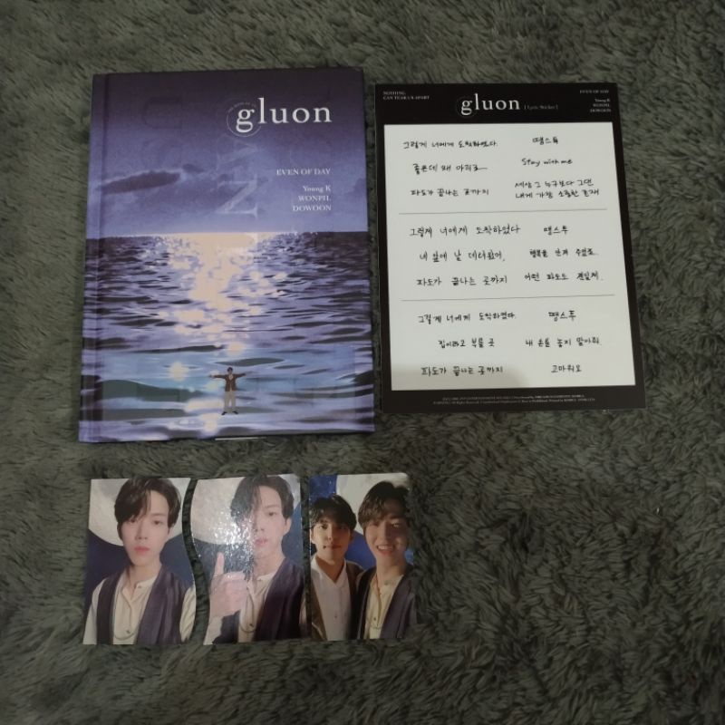 (unsealed fullset) day6 even of day gluon album