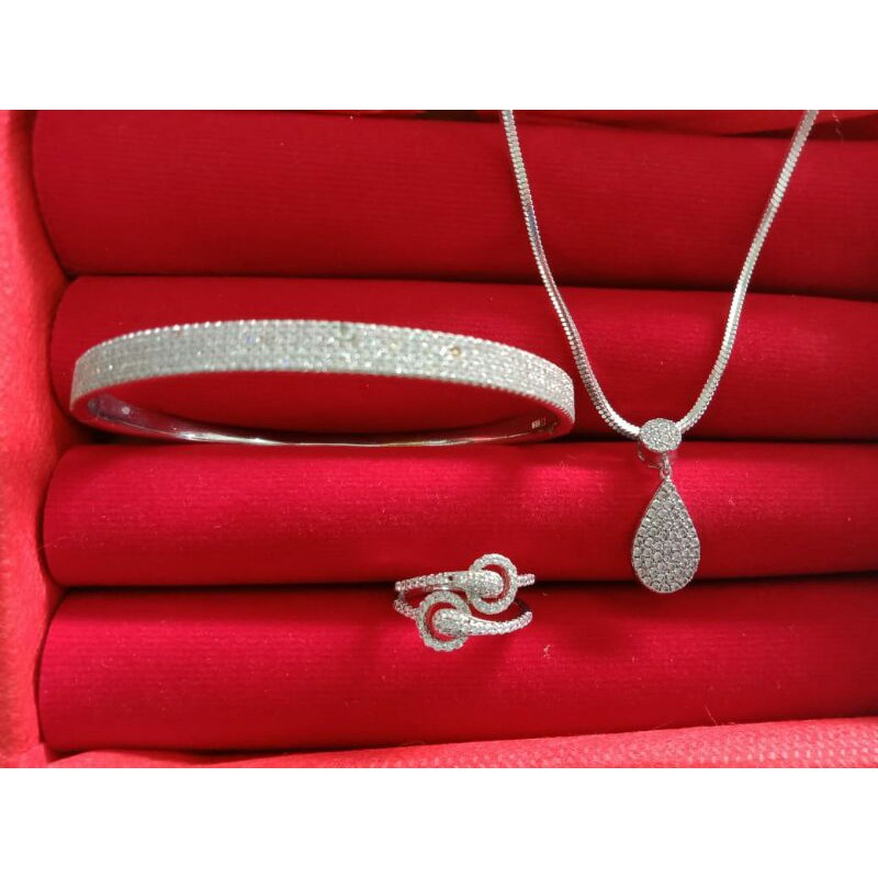 set perhiasan perak 925