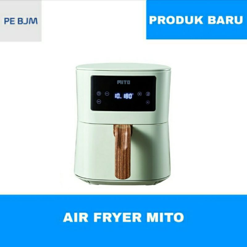 Air Fryer 4 Liter Mito AF1 WOOD GARANSI RESMI