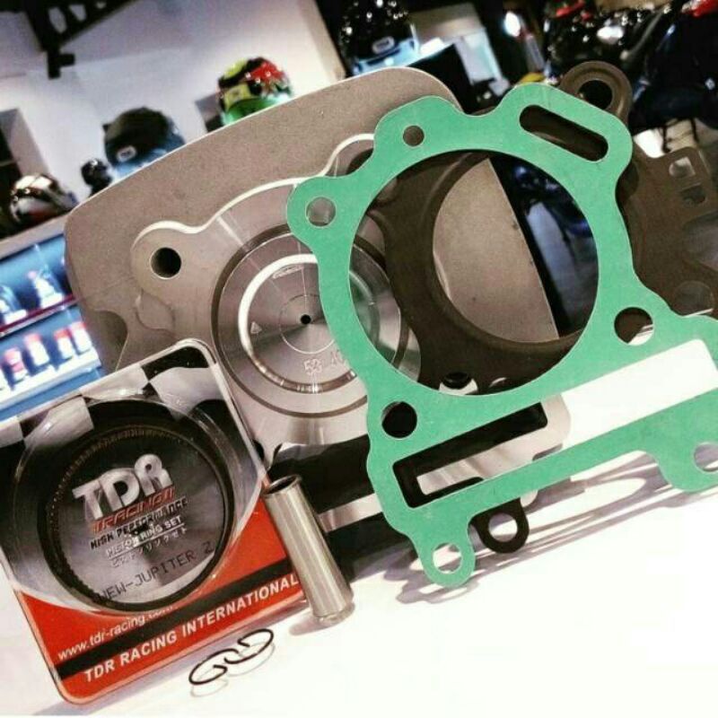 Blok seher TDR bore up vega ZR dan ukuran 53.4mm