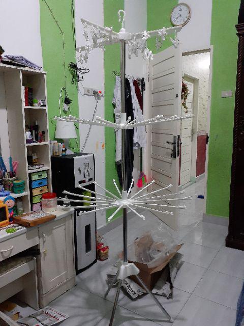 E.w Jemuran Baju Portable Model Lipat