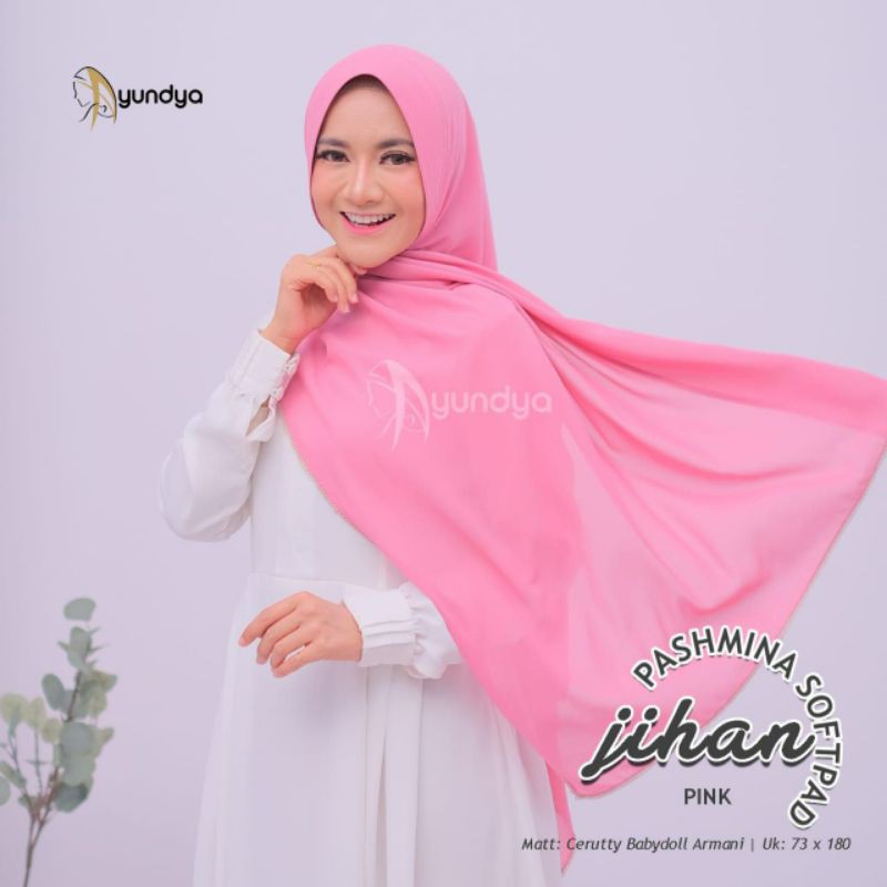 HIJAB PASHMINA SOFTPAD JIHAN || AYUNDYA