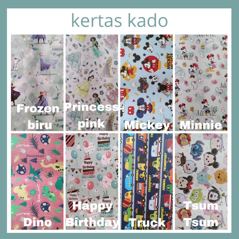 

Kertas Kado untuk Extra Packaging