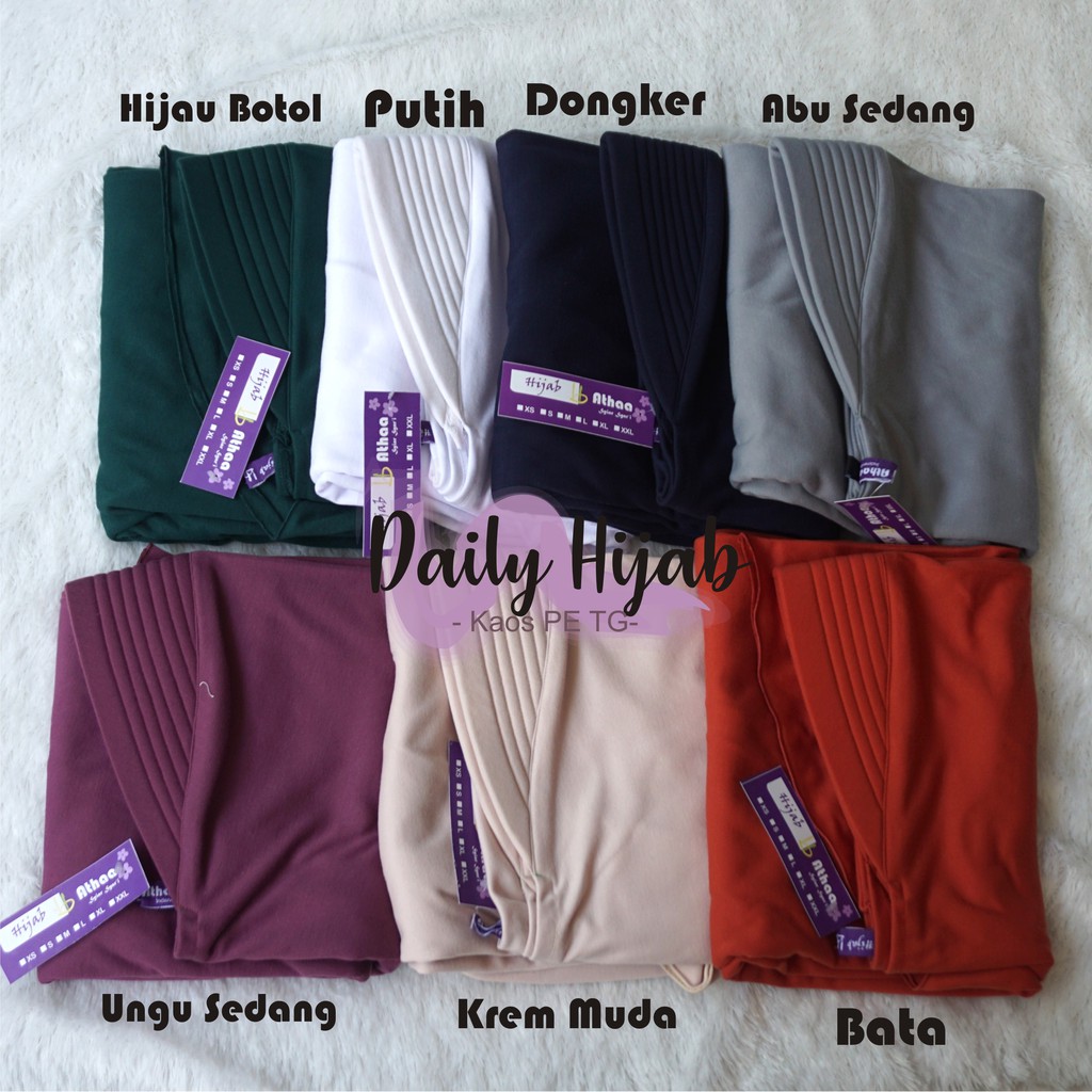 Warna Hijau Pupus Hijab Athaa