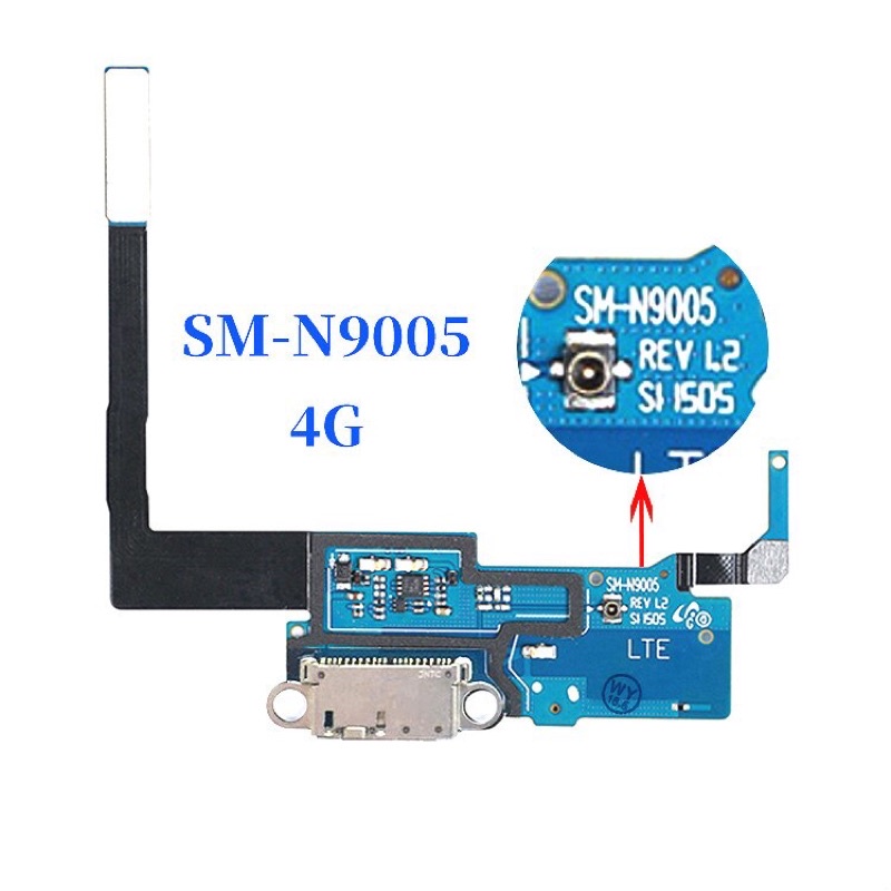 Flexi Flexibel Charger Samsung N9005+Con T/c+Mic Ori Samsung Galaxy Note 3 4G