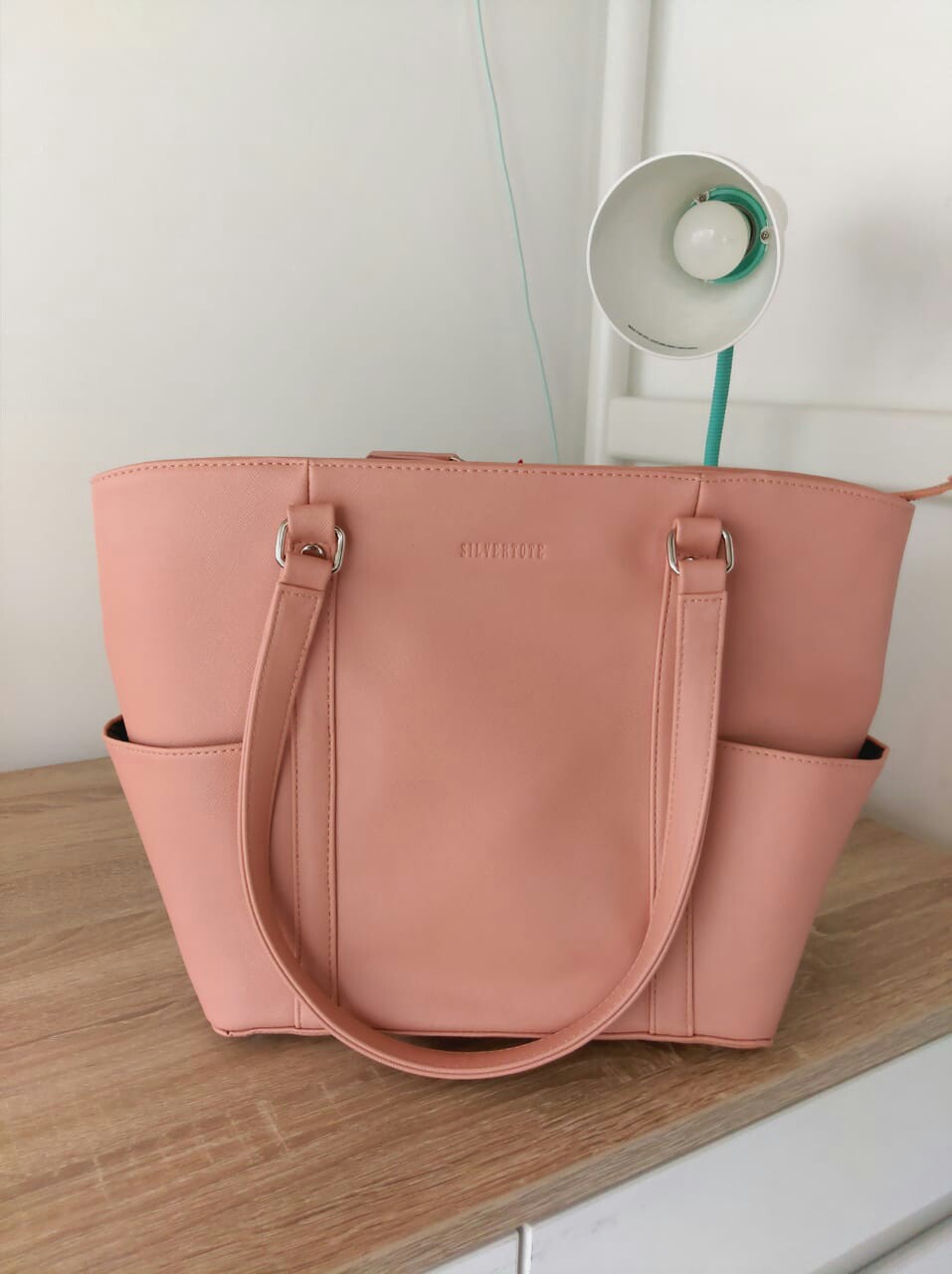 Silvertote Tas Wanita Tote Alya Tote Bag Pink Salem 