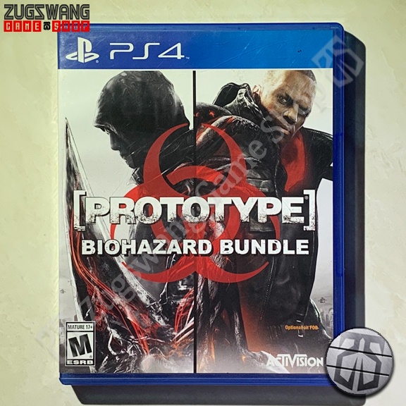 PROTOTYPE BIOHAZARD BUNDLE kaset game bd ps4 ps playstation 4 2nd bekas
